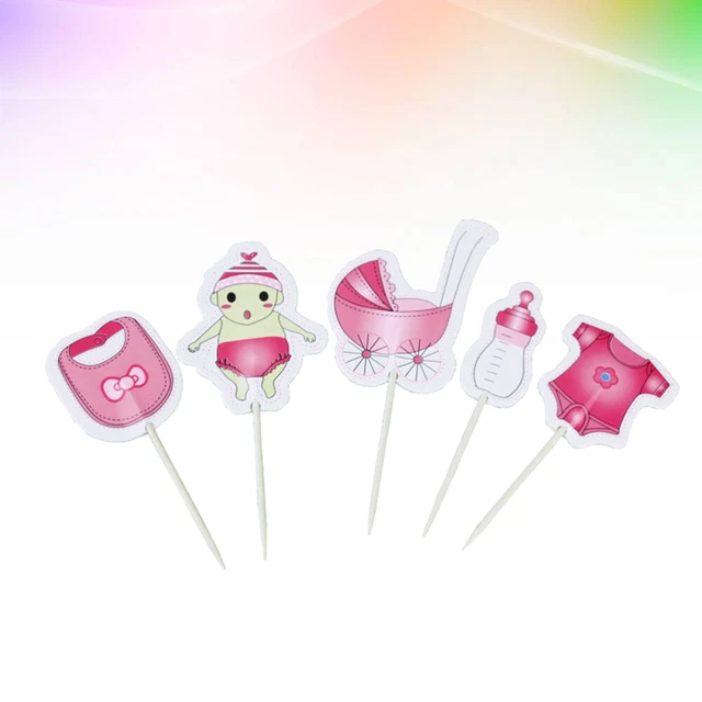 Picks torta doccia bambino cupcake topper