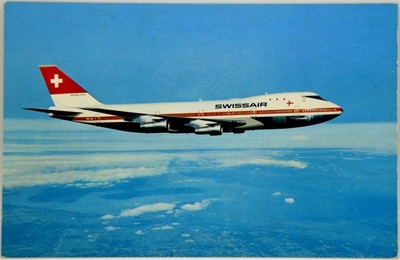 SWISSAIR Casablanca-GINEVRA 1965 PRIMO VOLO Copertura AVIAZIONE AERONAUTICA CARAVELLE 