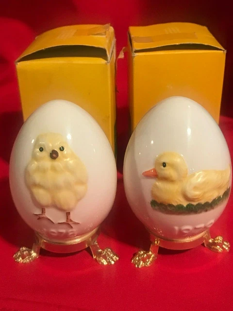1978 - 1979 GOEBEL ANNUAL EASTER EGG West Germany first second 1st 2nd edition