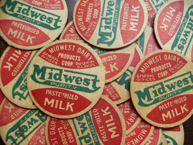 Midwest Dairy Products Duquoin Il Twenty Milk Bottle Caps