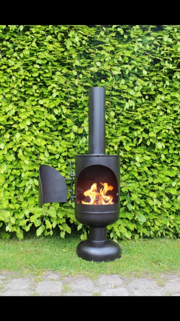 GAS BOTTLE WOOD burner/ Log Burner Chiminea/patio heater