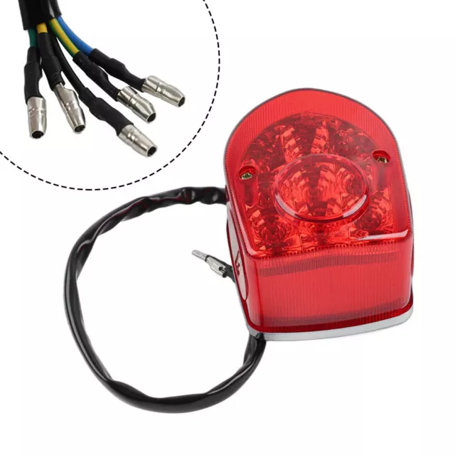 LED Taillight Brake Lamp Turn Signal For Honda DAX Monkey CT70 Z50 ST50 CF70 Red
