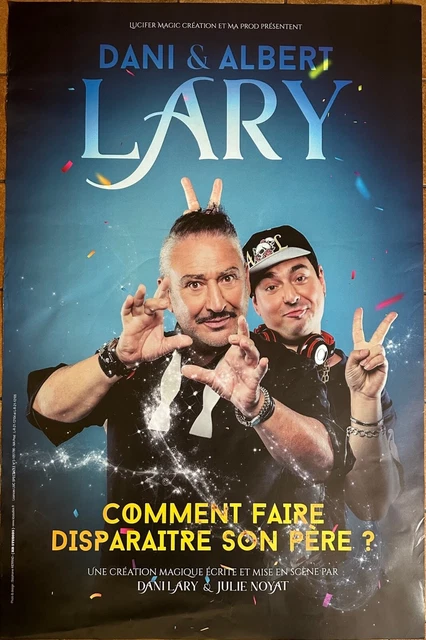 Danu Lary - Disparaitre son père - Affiche spectacle 80x120cm - envoi roulé