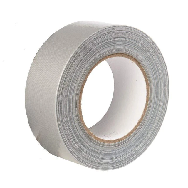 Silver Duct Tape, 1.88 inches x 55 Yards (164 ft), Heavy-Duty, Waterproo...