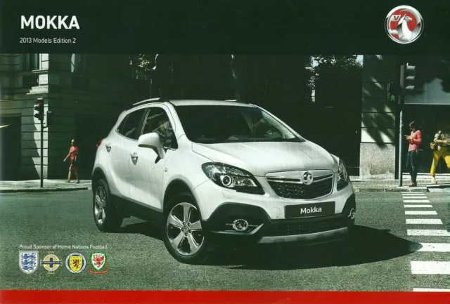 VAUXHALL MOKKA 2013 MODELS BROCHURE EDITION No2. VM1210436 03.13 [UK]