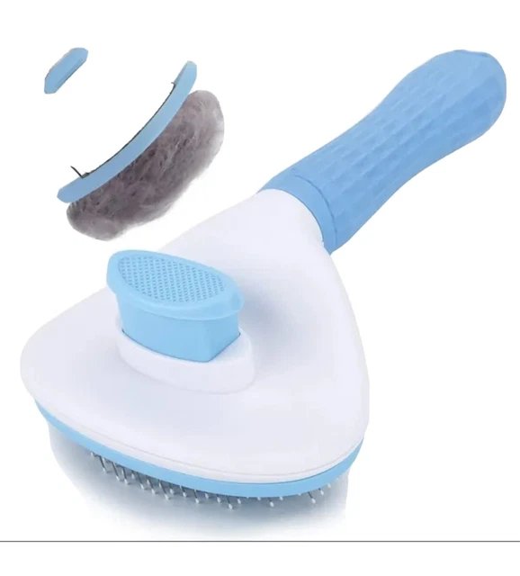 Pet Hair Remover Dog Cat Comb Grooming Massage Deshedding Self Cleaning Brush US