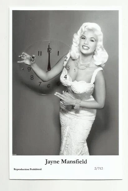 (Bx19) Jayne Mansfield Photo Card (2/712) Filmstar  Pin Up Glamour Girl