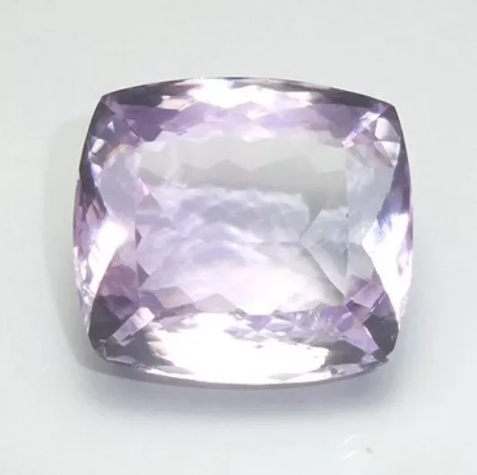 1.1.Feiner  Amethyst Aus Brasilien Rose De France Cushion Cut 53,6 Ct Vvs