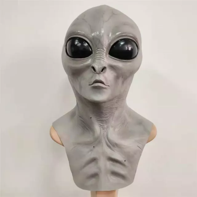 Masque Alien Roswell Cosplay extraterrestre Déguisement Peur Halloween Carnaval