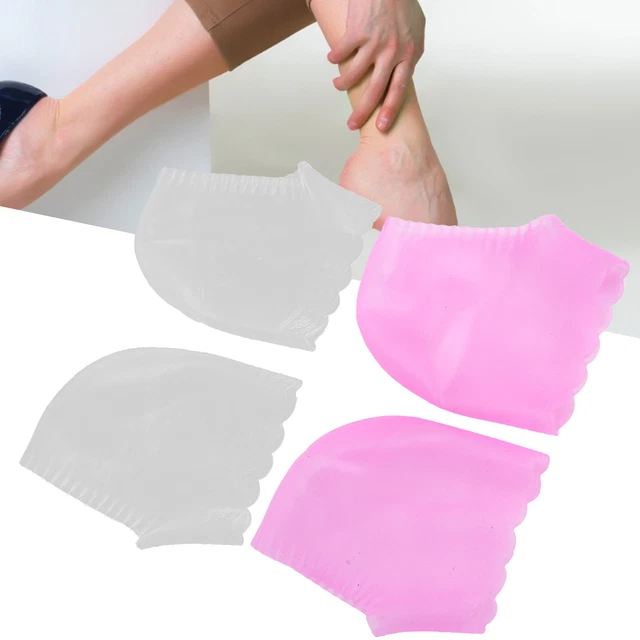 Chaussettes à Talons En Silicone Soulagement De La Douleur Elastic Anti Cracking