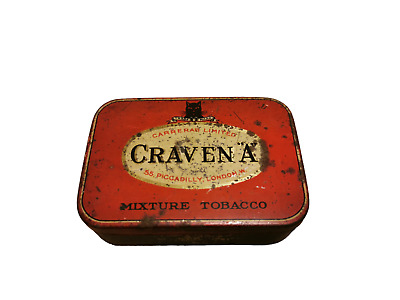 Tabaco antiguo A Virginia Craven A lata antigua