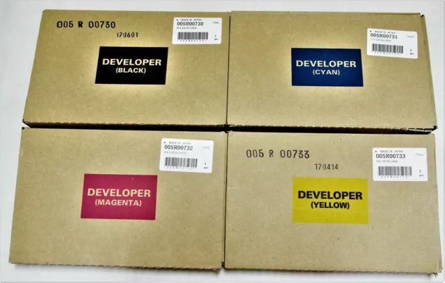 Xerox SET CMYK Developer Color 550 560 DC 700 700i 770 005R00730 31 32 33