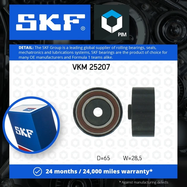 Puleggia guida cintura di distribuzione adatta a CHEVROLET TRAX 1.7D 2012 su LUD SKF 55597415 nuova