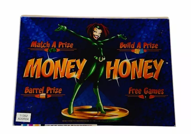 Casino Sign Slot Machine Money Honey Aristocrat 2004 18X13 resin game prize sexy