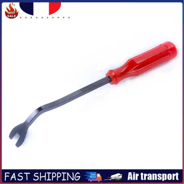 Car Door Panel Trim Clip Remover Plastic Fastener Upholstery Pry Tool Red 6 inch