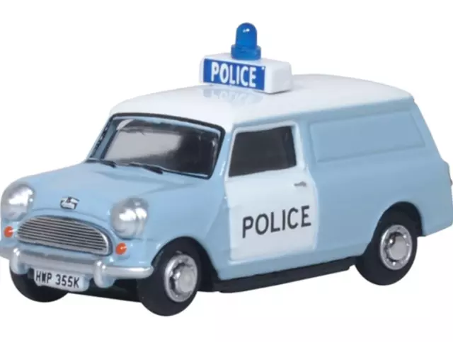 76MV034 Oxford Diecast OO Gauge Mini Van West Mercia Police (Panda)