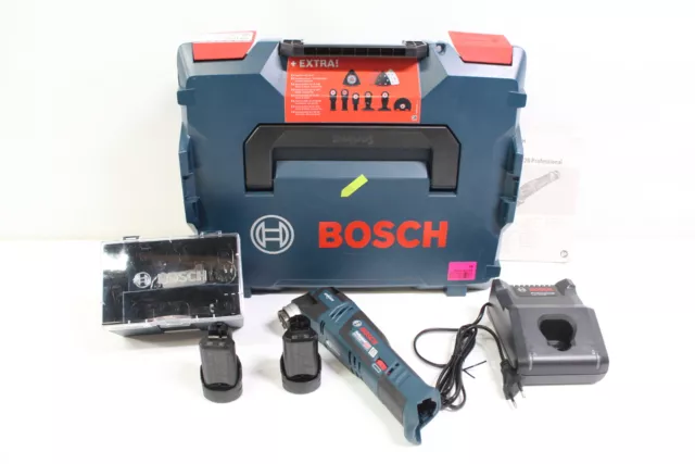 Bosch Akku-Multi-Cutter GOP 12V-28 mit 2 x 3,0 Ah Li-Ion Akku L-BOXX