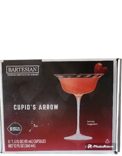 Bartesian Cupid's Arrow Cocktail Mixer Pack ~ 8 Cocktail Capsules/Pods