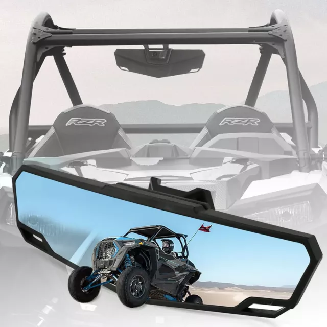 UTV Center Race Convex Rearview Mirror for Polaris RZR PRO XP/PRO XP4,Turbo R/4