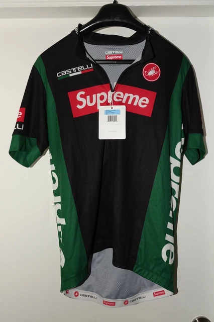 SUPREME CASTELLI CYCLING Jersey Black Box Logo Size M EUR 137,07 ...