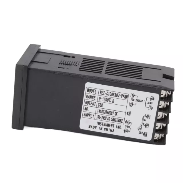 Digital PID Thermostat Temperature Controller Long 100V‑240V And 3.3ft M6 Im LLI