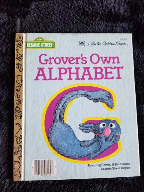 Grover Abc SESAME STREET GROVER'S Own Alphabet Golden Book $7.00 - PicClick CA