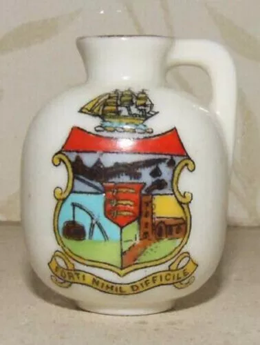 Grafton China Crested Ware Southend on Sea Jug Collectable Vintage