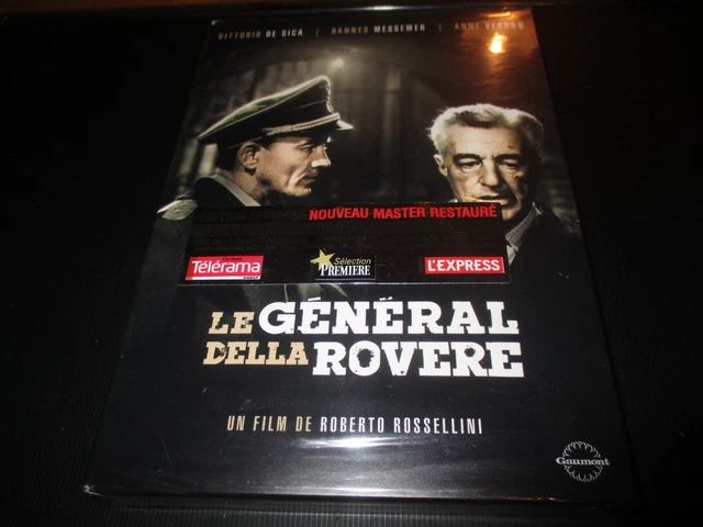DVD NEUF "LE GENERAL DELLA ROVERE" Vittorio DE SICA / de Roberto ROSSELLINI