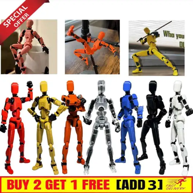 T13 Action Figure,Titan 13 Action Figure,Robot Action Figure,3D Printed Action