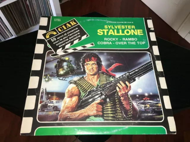 Sylvester Movie Soundtracks Stallone Rocky Rambo Cobra Lp Vinyl 87