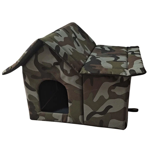 Puppy Tent House Waterproof Pet Shelter for Indoors Outdoors Cat