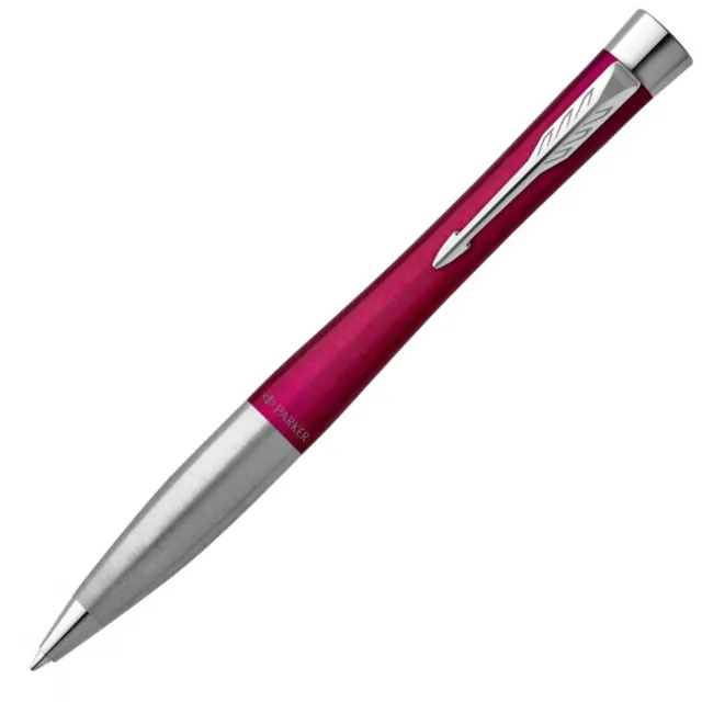 PARKER Urban Ballpoint Pen - Vibrant Magenta Chrome Trim - NEW