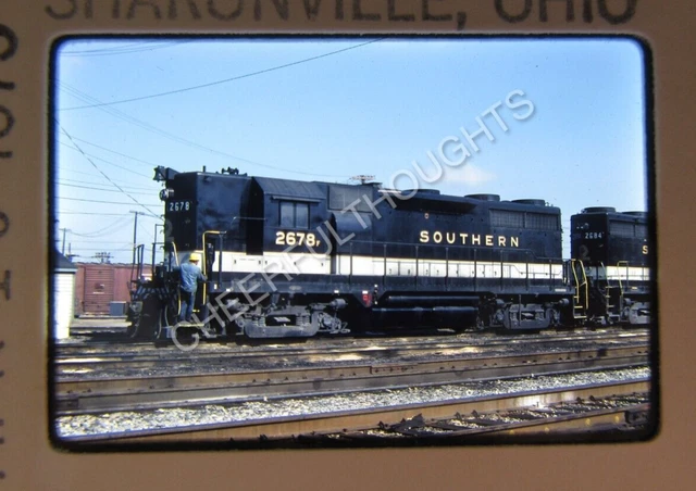 Original '79 Kodachrome Slide SOU Southern 2678 GP35  Sharonville, OH  38Y2