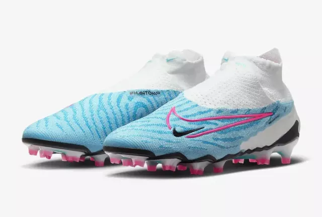 Nike Phantom GX Elite DF FG Blue Mens Size US 10.5 Football Soccer Boots New✅