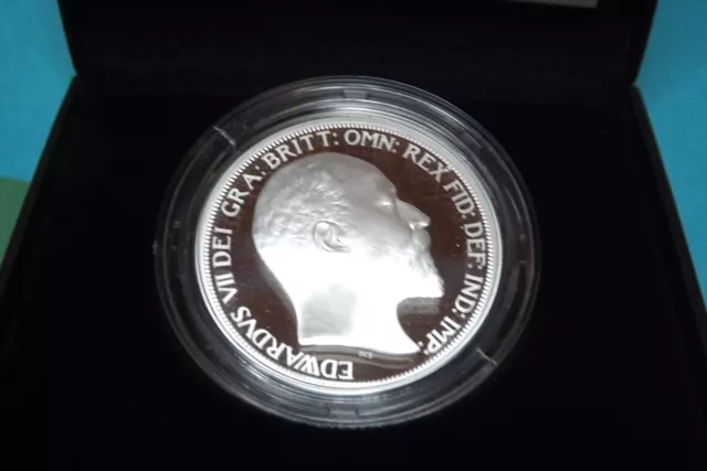 British Monarchs King Edward VII 1 oz silver proof coin 2022.