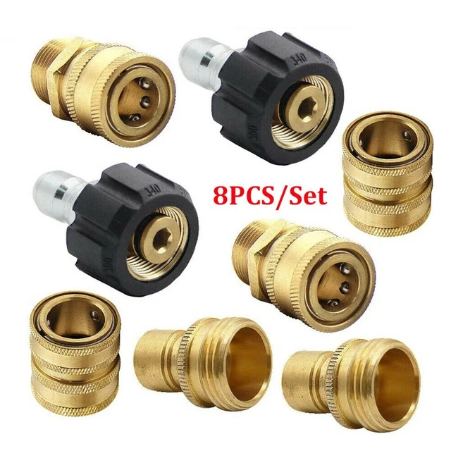 8PCS Pression Rondelle Adaptateur Lot Rapide Brancher Accessoire / for D Tuyau