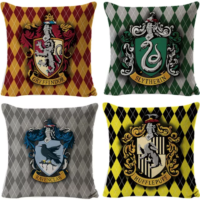 Funda de cojín 4 en 1 de Harry Potter Hogwarts funda de almohada sofá decoración del hogar regalos
