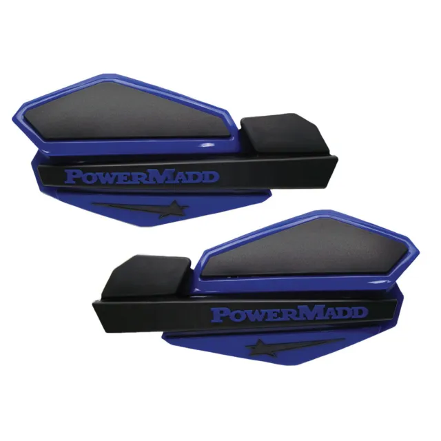 PowerMadd Star Series Handguards with ATV/MX Mount Kit Blue/Black 34204, 34252