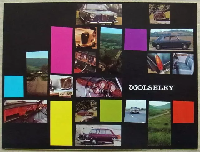 WOLSELEY CAR RANGE Sales Brochure Oct 1970 #2784 1300 16/60 18/85 Mk 2 & S