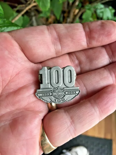 Rare Harley Davidson 100th Anniversary Shareholders Pin