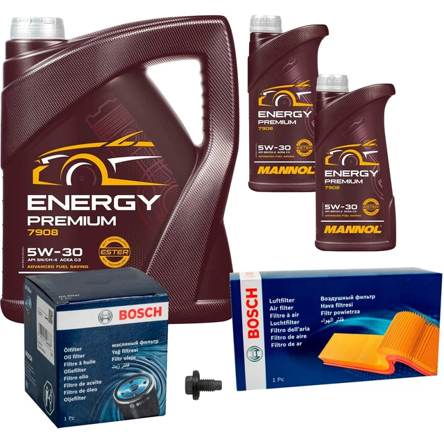 Cambio Olio Set 7L MANNOL Energy Premium 5W-30 olio motore + Sct Filtri Kit
