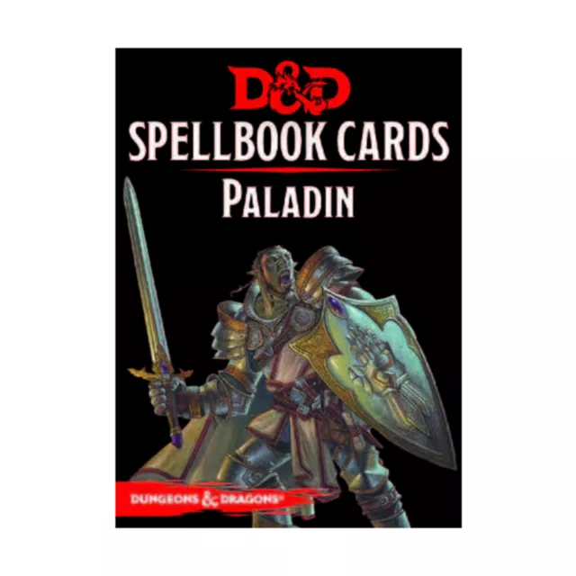GF9 D&D Spellbook Cards - Paladin (2nd Ed) VG+