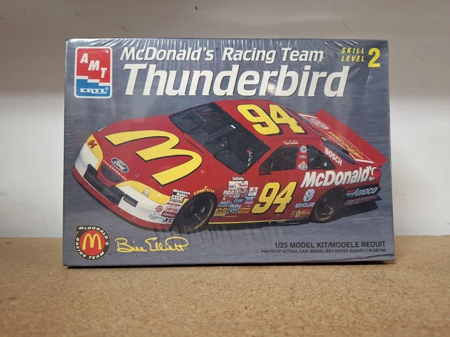 REVELL 1:24 SCALE U/A BILL ELLIOTT MCDONALD'S THUNDERBIRD #94 CAR