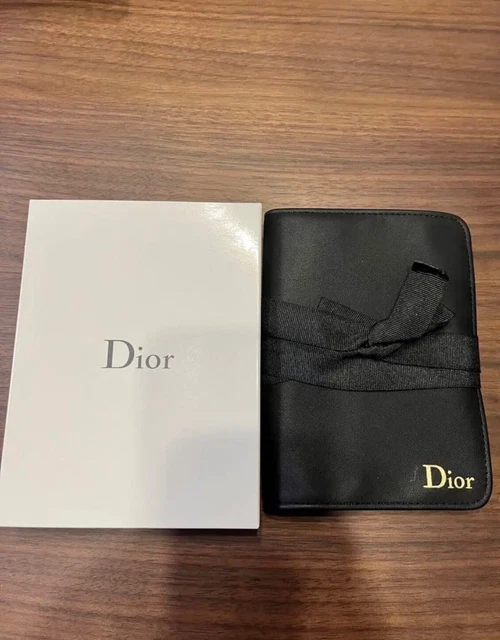 Christian Dior Novelty Ring Notebook with Pencil BLACK NOTE Unused from JPN F/S