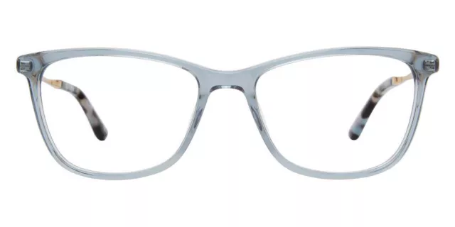 Liz Claiborne 463 Eyeglasses Women Aqua Crystal Cat Eye 48mm New 100% Authentic