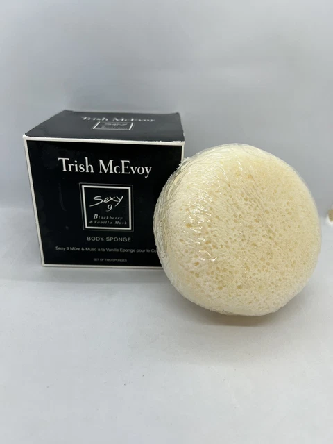 Trish Mcevoy Sexy 9 Body Sponge Blackberry Vanilla Musk 1 Single Sealed NIB