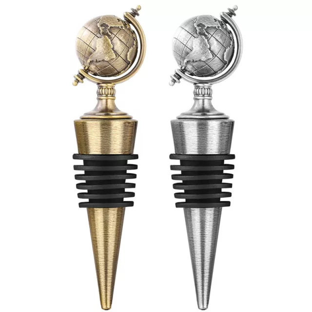 Globe Wine Stopper Metal Bottle Stoppers for Champagne Party Celebration Tool