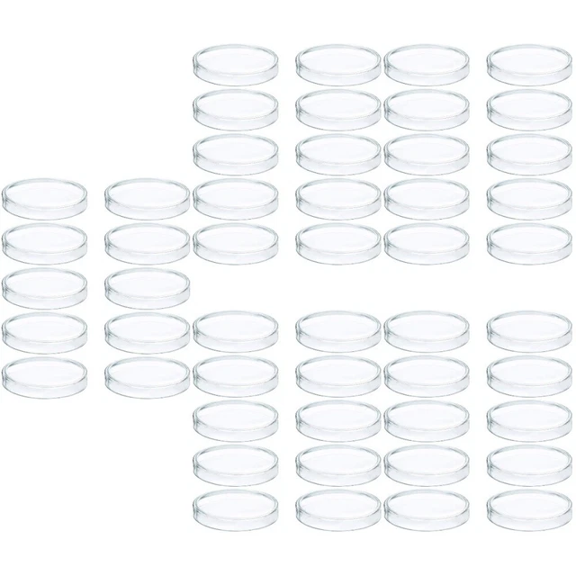 50 Pcs Chemistry Culture Dishes Mushroom Agar Plates Petri Dishes