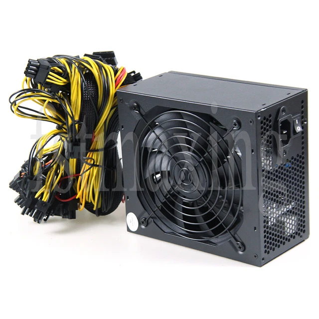 NEW MODULAR MINING Rig Power Supply 1800W PSU 220V For ATX 8 GPU Rig