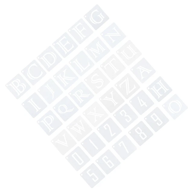 Pochoirs en plastique lettres et chiffres de l'alphabet pour enfants, dessin, peinture, lettre Pochoirs en plastique lettres et chiffres de l'alphabet pour enfants, dessin, peinture, lettre